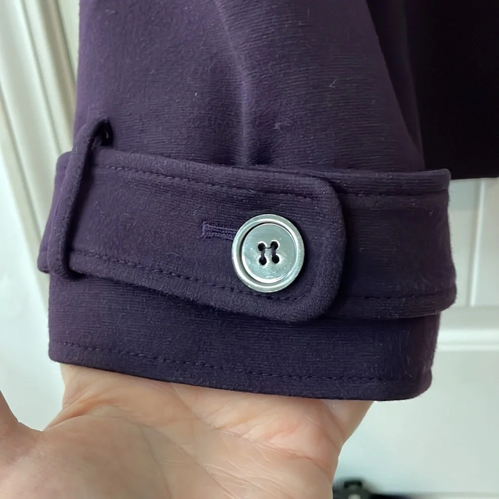 Tahari size 14 skirt and jacket in eggplant purple - Picture 3 of 9